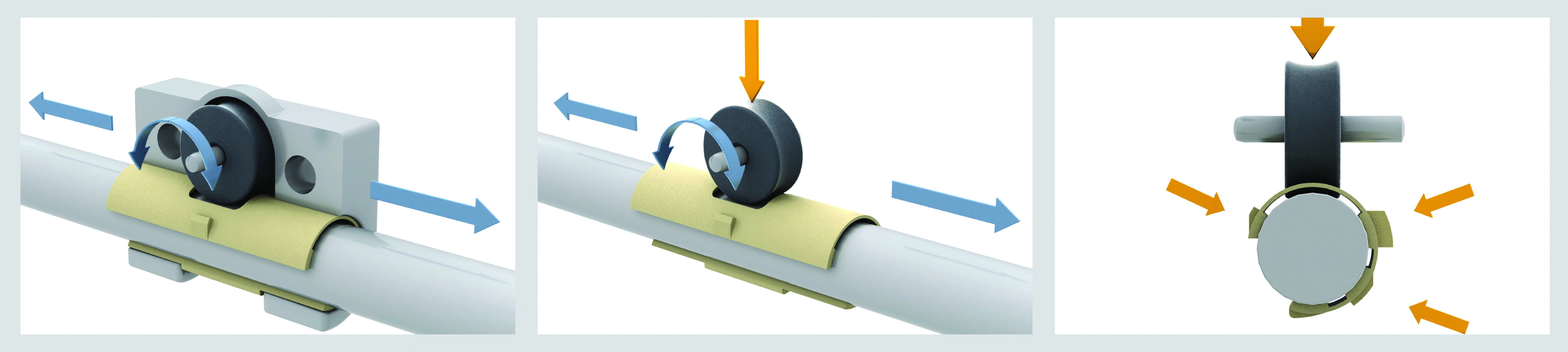 The innovative hybrid linear bearing DryLin® WJRM from igus UK combines rolling and sliding. It was developed for the manual adjustment of machine and guard doors up to 50 kg.